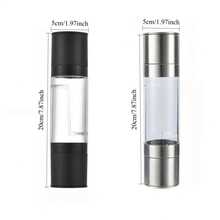 [Popular Choice]2-In-1 Manual Pepper Grinder And Salt Grinder Set, Adjustable Ceramic Spice Grinder, Stainless Steel Kitchen Tool - Black/Silver, Grinder Set, Kitchen Tool - Multicolor - View 5