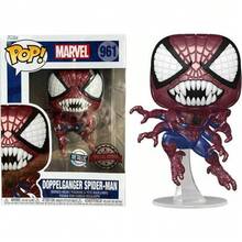 مجسم Funko Pop  Doppelganger Spider-Man قابل للجمع #961 إصدار معدني خاص، من الفينيل في صندوق عرض، هدية - رقم 961 - مشاهدة 2