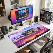 Colorful Cloud Gaming Mouse Pad Non Slip Rubber Base Office Home PC Study Desk Mat Keyboard Pad Smooth Surface Large Desk Mat Gaming Mousepad Desk Decor Office Supplies - View 1