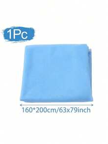 1pc Blue Sheer Voile Drape, Chiffon Ceiling Canopy, Romantic Wedding Ceremony Decor, Multipurpose Curtain, Outdoor Wedding Decor, Bridal Shower Decor, Wedding Reception Decor, Birthday Party Decor, Wedding Arch Backdrop, Party Background Decor - Blue - View 12