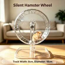 Hamster Exercise Wheel With Silent Design, Hanging Wall-Mounted Hamster Toy For Habitat Decoration - View 11