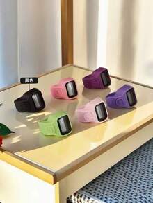 Colorful Silicone Finger Ring Counter, Adjustable Open Ring Style Electronic Digital Display Silent Tally Counter, Prayer Hand Counting, Adjustable Finger Ring Silent Finger Ring Electronic Counter, LCD Digital Display Mini Tally Counter, Worship Prayer Exercise Check-In Counting Tool, Prayer Counting Record Tool - Multicolor - View 8