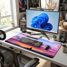 Colorful Cloud Gaming Mouse Pad Non Slip Rubber Base Office Home PC Study Desk Mat Keyboard Pad Smooth Surface Large Desk Mat Gaming Mousepad Desk Decor Office Supplies - View 8