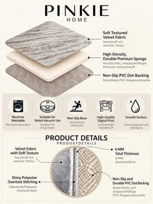 Pinkie Home - 1pc Vintage Print Bohem Living Room Rug Area Rug/Carpet/Bath Mat, Suitable For Bathroom, Kitchen, Entryway, Hallway, Bedside, Living Room, Bedroom, Machine Washable Rug, Home Decor - Mocha Brown - View 10