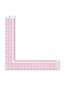 3/1 قطعة مجموعة مساطر خياطة احترافية - مسطرة على شكل L، مسطرة زاوية قائمة 5808L، مسطرة منحنى فرنسي ومسطرة 90 درجة، مسطرة رسم النماذج، مسطرة تصميم الملابس، مسطرة قطع العينات والخياطة، لصنع وتصميم أنماط الملابس بدقة - أسلوب كاجوال - متعدد الألوان - مشاهدة 10