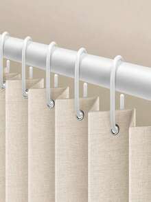 1pc Premium Foldable Shower Curtain With Hooks, Easy Installation, Foldable For Convenient Storage. Suitable For Hotels, Home Bathrooms, Shower Rooms, Also For Home Decor, Autumn Decoration And As Bathroom Accessories, Perfect For Back To School Season. - A - View 6