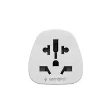 Avant Gembird Universal Travel Adapter To European Schuko Plug | International Plug To EU Outlet Converter | Compact Portable Adapter For Home And Office, White - EU F Type Plug(220-240V) - View 4