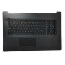 Top case + teclado compatible para portátil hp 17-bs / 17-by negro brillo intro horizontal l22750-071 - Plateado - Ver 2