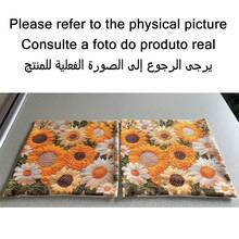 2pcs Sunflower Floral Pattern Single-Sided Printed Pillow Covers, Soft & Comfortable Polyester Cushion Cases, 45 X 45 Cm, With Zipper Closure, Machine Washable, Suitable For Home Decor, Sofa, Bedroom, Outdoor Etc. (Without Pillow Insert) - Multicolor - View 2