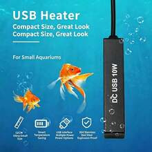 10W USB-Powered Aquarium Heater, Compact And Small In Size, IPX8 Level Waterproof, Low Voltage (Compatible With USB), And Efficient, Suitable For Small Aquariums And Nano Aquariums, No Batteries Required, Waterproof Design - Multicolor - View 5
