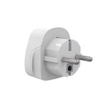 Avant Gembird Universal Travel Adapter To European Schuko Plug | International Plug To EU Outlet Converter | Compact Portable Adapter For Home And Office, White - EU F Type Plug(220-240V) - View 3