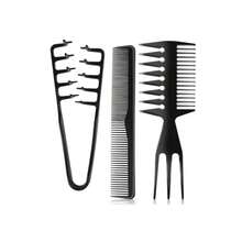 3pcs Large Fluffy Brush Set, Creates Voluminous Texture And 3D Styling Effect, Unisex. Made Of ABS Plastic Material, Handle With Textured Design; Suitable For All Hair Types Including Coarse, Curly, Wavy And Naturally Straight Hair. Perfect For Home Use And Travel, Easy And Convenient To Style. - Multicolor - View 10