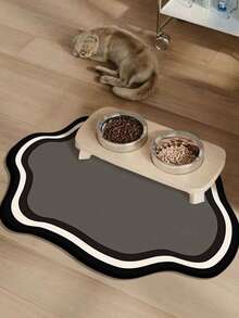 1pc Customizable Super Absorbent Pet Feeding Mat, Personalized With Pet Name, Thick Non-Slip Diatomaceous Earth Material, Perfect Gift For Cats And Dogs, Fashionable Colorful Vintage Cute, Suitable For Home, Friends And Pet Lovers, Aesthetic Style - Multicolor - View 17