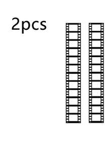 2pcs/1pc Black And White Film Banner, 78" X 12" Movie-Themed Fabric Background, With Hanging Rope, Movie Night Porch Sign Decoration, Suitable For Home Theater Party Decor - A - View 10