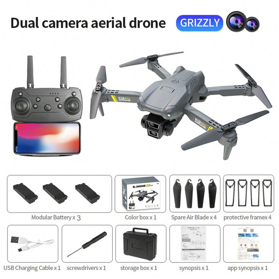Dron K13 - Gris - Ver 1