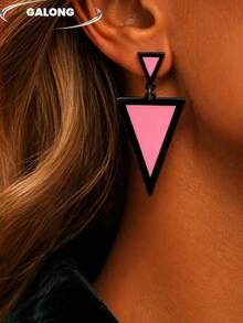 Triangle Pink Black
