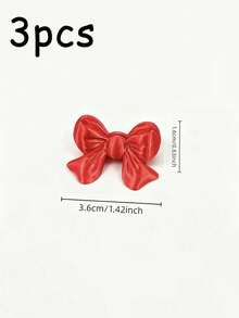 3pcs White/Pink Cute Bow Photo Clips, Bow-Shaped Photo Clips, Suitable For Small Photos, Can Be Used To Display Photos, Notes And Postcards, Bedroom And Living Room Decoration, Desktop Decoration, Warm Small Gift, 1pc - Multiple Styles - View 9