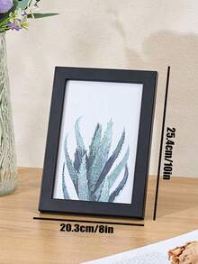 Customizable Photo Frame, Desktop & Wall-Mounted, Room Decor, Gift For Boyfriend/Girlfriend Anniversary, Wedding, Home, Birthday, Graduation, Bridesmaid Gift, Small & Large Sizes, Minimalist Aesthetic Style - Multicolor - View 4