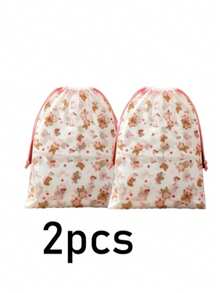 Travel Shoe Storage Bag, Portable Transparent Shoe Organizer Bag, Drawstring Shoe Bag, Boot Bag, Shoe Box, Shoe Storage Accessories, Suitable For Travel, Vacation, Mailing, School, Dormitory, Essential Items - Multicolor - View 21