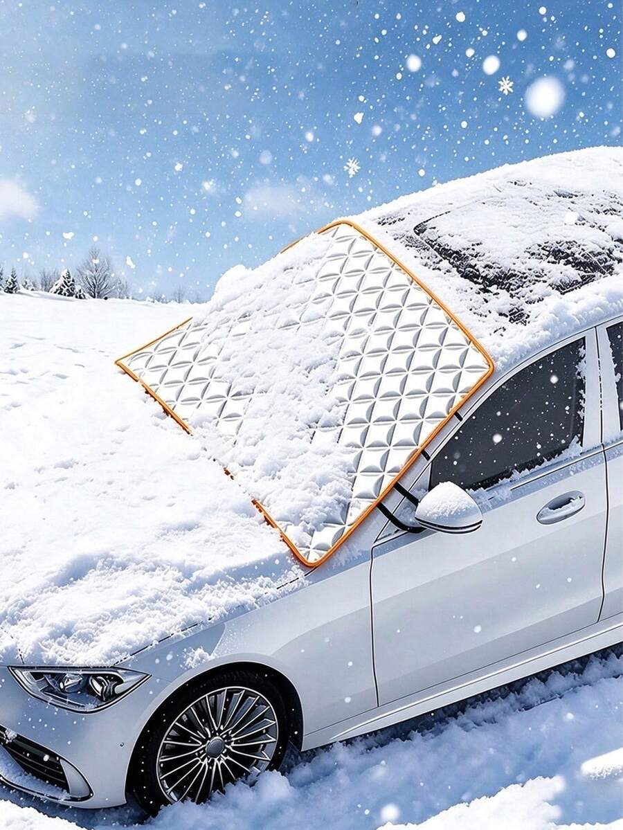 Car Windshield Snow Cover, Thickened Windshield Frost Ice Sun Shade Protector, Hail Proof All‑Season Car Front Window Cover For Most Sedan SUV, Anti‑Snow Anti‑Frost Anti‑UV Bird Droppings Windshield Shield