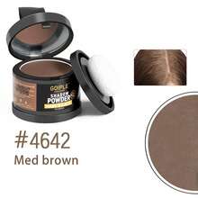 GOIPLE Polvo para el contorno del cabello 0.18oz/5g a prueba de agua, cobertura instantánea para calvas, frente, relleno de áreas ralas, polvo de sombra para el contorno del cabello, incluye mini espejo y esponja - Dorado - Ver 13