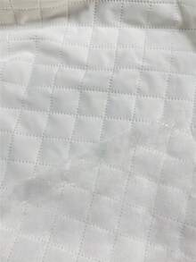White Grid Stitch Quilted Padded Fabric, Lightweight Soft Woven Padded Cloth, Suitable For Clothing Lining, Bags, Garments, DIY Sewing Crafts And Home Sewing - Multicolor - View 12