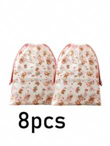 Travel Shoe Storage Bag, Portable Transparent Shoe Organizer Bag, Drawstring Shoe Bag, Boot Bag, Shoe Box, Shoe Storage Accessories, Suitable For Travel, Vacation, Mailing, School, Dormitory, Essential Items - Multicolor - View 20