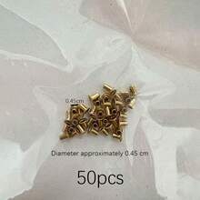 150/50/10pcs 4.5mm Diameter Metal Ring Set, Silver And Gold, Perfect For Candle Making, Handmade Crafts And Home Decor, Durable Handmade Materials, Metal Craft Supplies - Metal Buckle - View 13