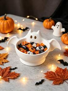 New Creative Storage Bowl Home Decoration Ornaments Suitable For Jewelry Keys Desktop Small Objects Storage New Year Christmas Decorative Gifts. - Ghost Ornaments - View 2