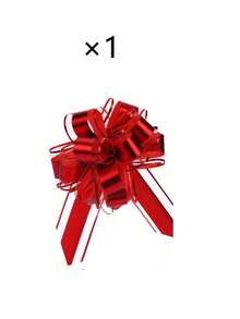 12pcs/6pcs/1pc Ribbon Bow Knot Gift Wrapping Ribbon Bows, Large Christmas Ribbon Bows Red - Reusable Ribbon Bows For Boxes, Decorations, Gift Wrapping, Wedding Baskets, Birthday Party Gifts, Christmas Gifts Decoration, Christmas Party Supplies (Red) - Red - View 8