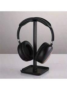 1/2PCS Headphone Stand Over-Ear Headphone Holder Creative Computer Headphone Hanging Rack Desktop Headphone Display Stand Storage Rack - Black - View 1
