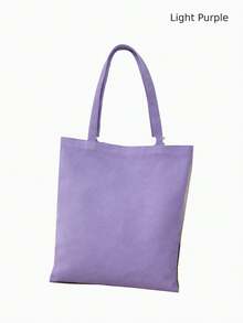 Personalized Pet Photo And Name Tote Bag, Large Capacity Shoulder Bag, Customizable Foldable Personalized Tote Bag Featured With Name Logo Text, Available In Various Colors,Solid Color Large Capacity Shoulder Bag,Suitable For Work, Travel And School,Suitable For Holidays.Ideal Gift For Birthday, Anniversary And Valentine's Day. - Multicolor - View 21