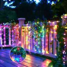 1pc 30m/98ft Christmas Fireworks Fairy String Lights, 1000 LED Fireworks String Lights, Christmas Fireworks Lights, Suitable For Room, Patio, Indoor/Outdoor Use, Wedding, Party, Home, Garden, New Year And Christmas Decoration - Firecracker String Lights - View 12