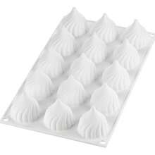 15-Cavity Vortex Cone Silicone Baking Mold, One-Piece Spiral Ribbed Design, Heat-Resistant, Reusable, Non-Stick, Easy Release, For Homemade Meringue, Hard Candy, Chocolate, Candy, Cake Decor, Jelly, Pudding, Birthday Party And Wedding Dessert Table Decoration - Multicolor - View 12