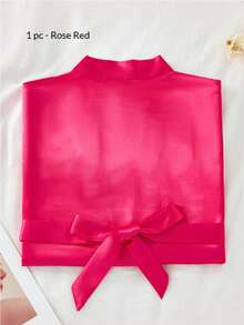 1pc Customized Satin Bridal Robe, Half Sleeve Design, Customized Bridesmaid Bridal Robe,Customized Bridal Robe, Bridesmaid Prep Robe,Size-M/L/XL/XXL - Multicolor - View 42