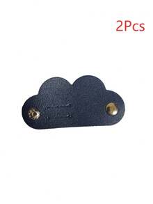 1Pc/2Pcs/5Pcs Heart-Shaped Faux Leather Cable Organizer, Multi-Color Earphone And Earphone Cable Storage Box, Reusable Cable Ties Cable Wrap Clips Cable Fixing Sleeves, For USB Cables Travel Cable Manager, Battery-Free Cable Management Clips, Unisex Cable Organizer Set - New Arrival - View 26