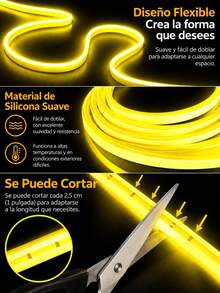 ONEEKA LED Strip Lights - Жолта - Преглед 4