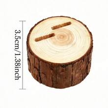 Customizable Personalized Ring Box, Rustic Style Ring Box, Dual Slot Engagement Ring Box, Wedding Ceremony Use, Wooden Ring Box, Gift For Him/Her, Proposal, Anniversary Gift, Jewelry Box - Multicolor - View 8
