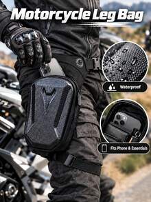 Multifunctional Outdoor Adventure Zipper Waist Bag - Adjustable Thigh Strap, Large Capacity, Durable, Suitable For Travel Gear Storage, Practical Waist Bag | Sports Waist Bag | Secure Zipper Closure, Cycling Gear, Motorcycle Accessories - A - View 12