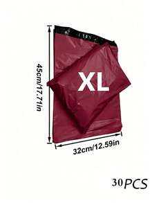 10/100pcs Self-Adhesive Mailing Envelopes, Waterproof Leak-Proof Tear-Resistant Polyethylene Shipping Bags, Multi-Size Plastic Packaging Bags For Clothing, E-Commerce, Office, Holiday Season Parcel Delivery - Claret - View 22