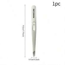 Stainless Steel Professional Eyebrow Tweezers, High Quality Eyebrow Tweezers, Slanted Tip Small Tweezers, Universal Hair Removal Pliers, For Beard Removal (1PC Tweezers + 1pc Transparent Box). - Professional Stainless Steel Tweezers + Case - View 7
