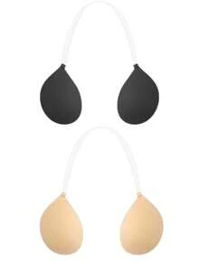 Invisible Push-Up Bra - Strapless Transparent Halter Style Suitable For Backless Dresses And Wedding Gowns, Recommended To Buy One Size Larger Than Usual - Multicolor - View 10