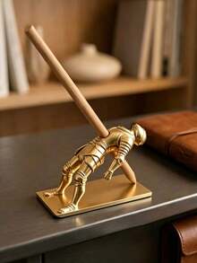 Creative 3D Printed Falling Knight Pen Holder, Multifunctional Handmade Pen Stand, Pen Holder, Desktop Organizer, Fun Creative Pen Holder, Halloween Gift - Multicolor - View 14