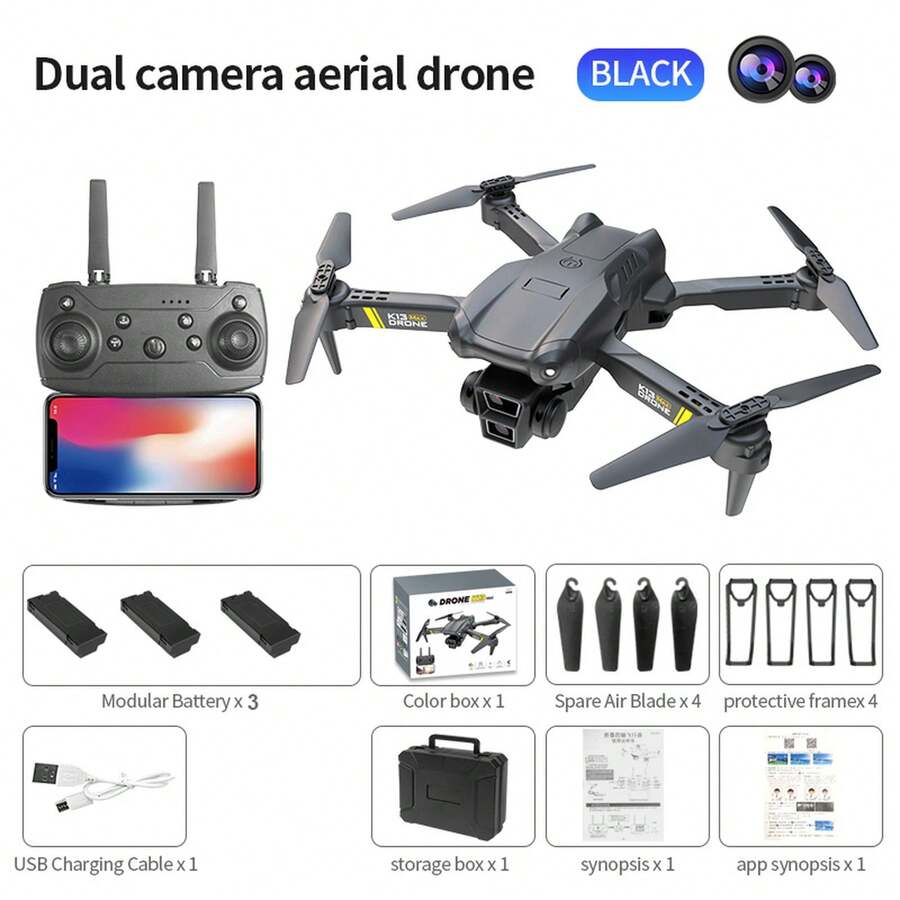 Kids Remote Control Airplanes & Jets - Black - View 1