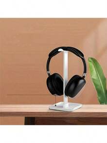 1/2PCS Headphone Stand Over-Ear Headphone Holder Creative Computer Headphone Hanging Rack Desktop Headphone Display Stand Storage Rack - Black - View 2