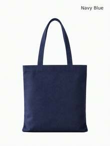 Personalized Pet Photo And Name Tote Bag, Large Capacity Shoulder Bag, Customizable Foldable Personalized Tote Bag Featured With Name Logo Text, Available In Various Colors,Solid Color Large Capacity Shoulder Bag,Suitable For Work, Travel And School,Suitable For Holidays.Ideal Gift For Birthday, Anniversary And Valentine's Day. - Multicolor - View 16
