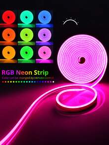 ONEEKA LED Strip Lights - Pembe - Görünüm 7