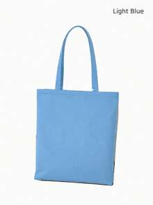 Personalized Pet Photo And Name Tote Bag, Large Capacity Shoulder Bag, Customizable Foldable Personalized Tote Bag Featured With Name Logo Text, Available In Various Colors,Solid Color Large Capacity Shoulder Bag,Suitable For Work, Travel And School,Suitable For Holidays.Ideal Gift For Birthday, Anniversary And Valentine's Day. - Multicolor - View 13