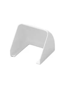 [Multi-Function]Waterproof Outdoor Socket Cover - Made Of Flame Retardant Plastic, Transparent Design, Easy To Install, Effectively Prevents Rain And Debris Intrusion, Available In White, Transparent, Black, Orange, Ensures Electricity Use In Yard | Curved Design | UV Resistant Material - Multicolor - View 9