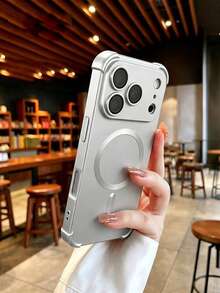 18 Pro Max Phone Case - Luxury Shockproof Anti-Collision Matte Phone Case, Suitable For 18 Pro Max 17 Pro Max Men And Women, With Lens Film 18 Pro Phone Case, Soft Frame Anti-Fingerprint Anti-Shock Back Cover - Multicolor - View 22